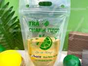 Túi Zipper Đựng Trà Sữa, Trà Chanh