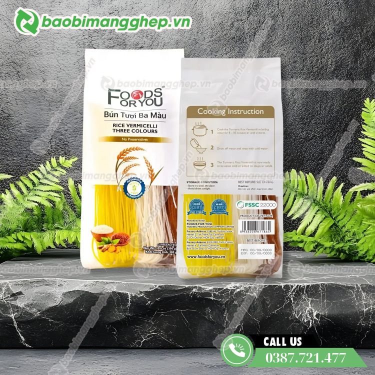 Bao b&igrave; đựng b&uacute;n tươi chất lượng cao, chống ẩm hiệu quả