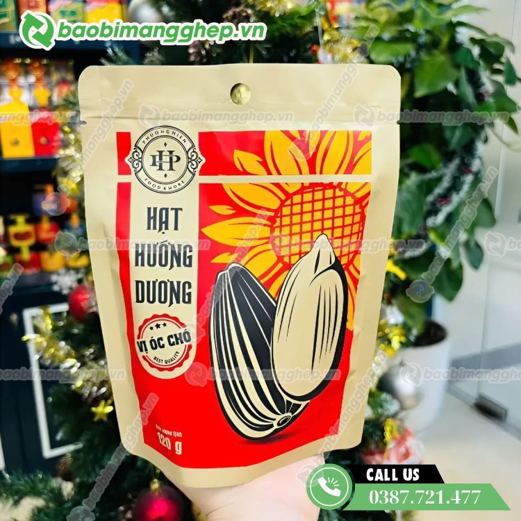 Bao b&igrave; đựng hạt hướng dương gi&aacute; rẻ, in theo y&ecirc;u cầu tại H&agrave; Nội