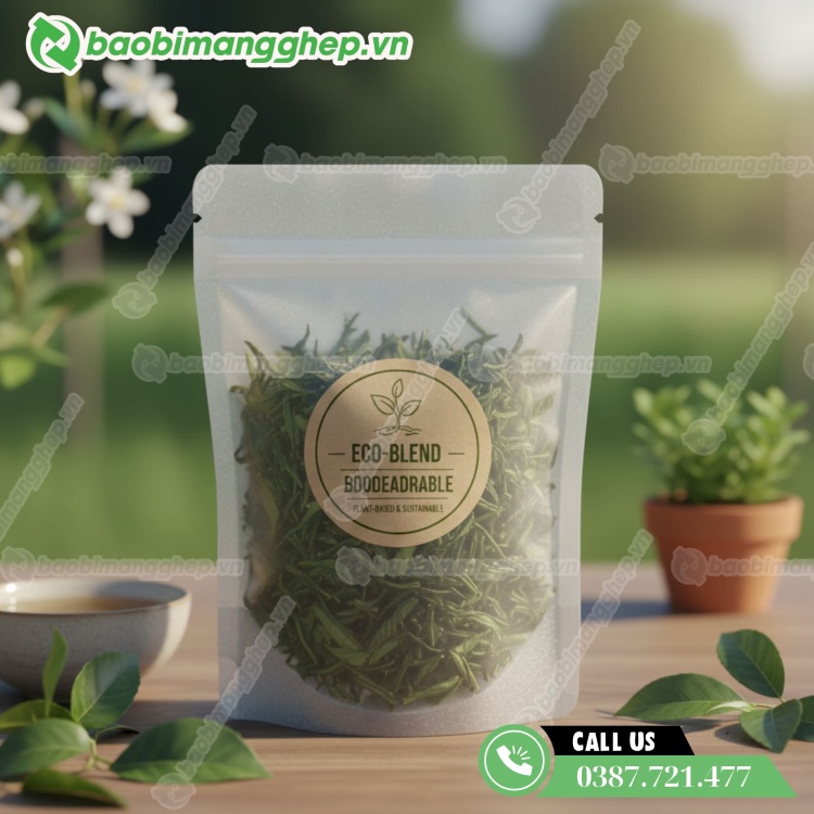 Bao b&igrave; nhựa sinh học đựng thực phẩm kh&ocirc;