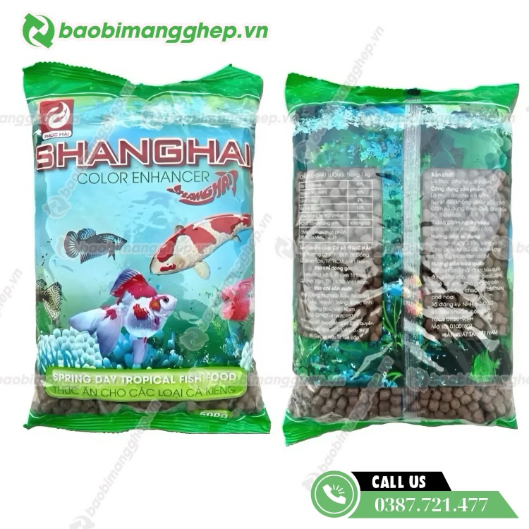 Bao b&igrave; thức ăn c&aacute; cảnh TPHCM 