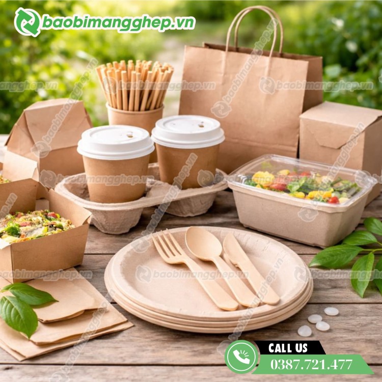  Nhựa sinh học trong sản xuất c&aacute;c loại bao b&igrave;, đồ ti&ecirc;u d&ugrave;ng.