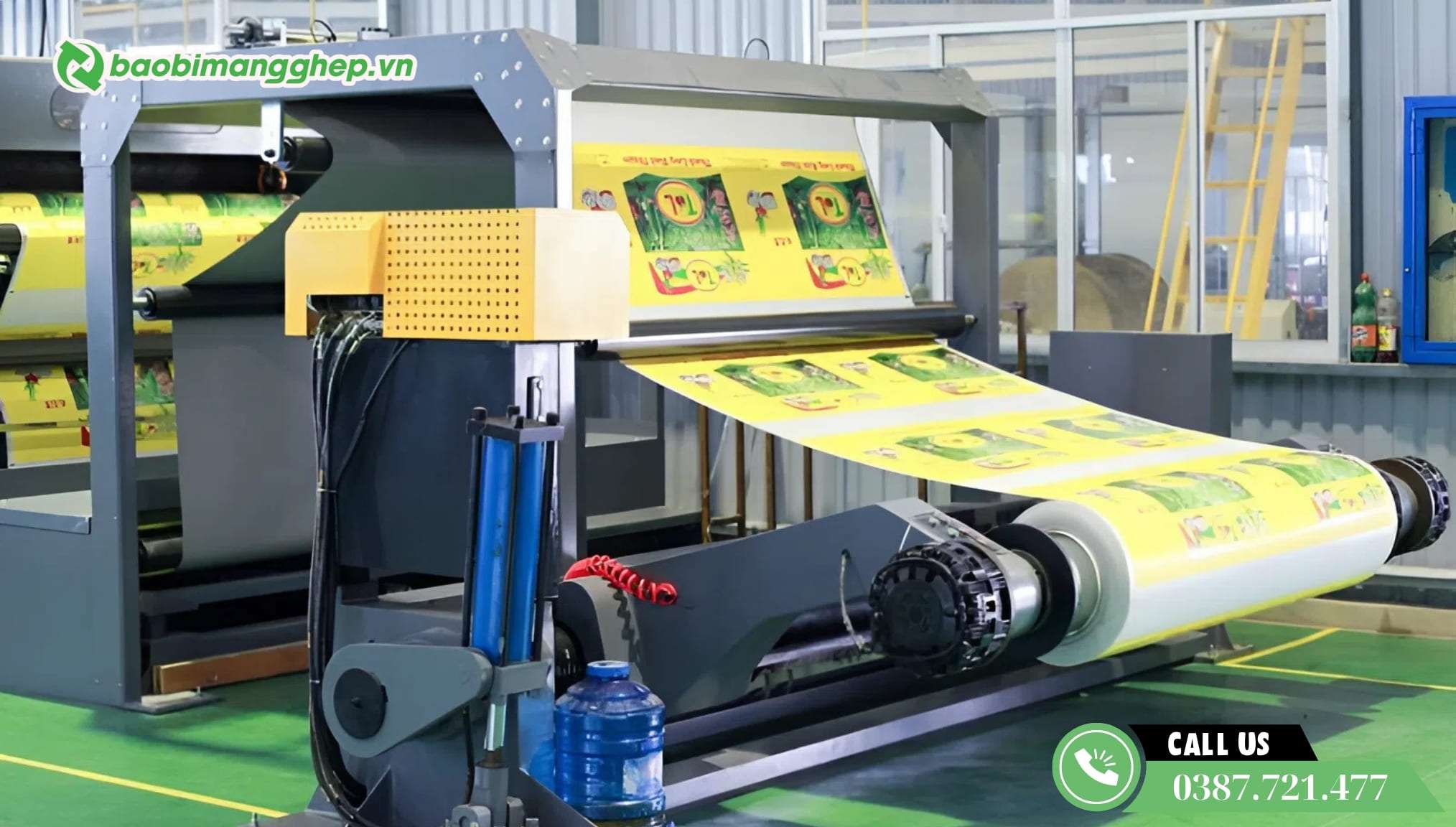 C&ocirc;ng nghệ in Flexo hiện đại, c&oacute; thể in số lượng lớn