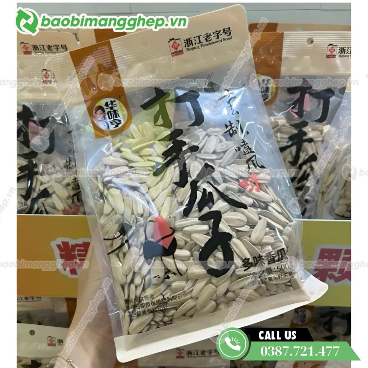 In bao b&igrave; hạt hướng dương gi&aacute; rẻ tại TPHCM 