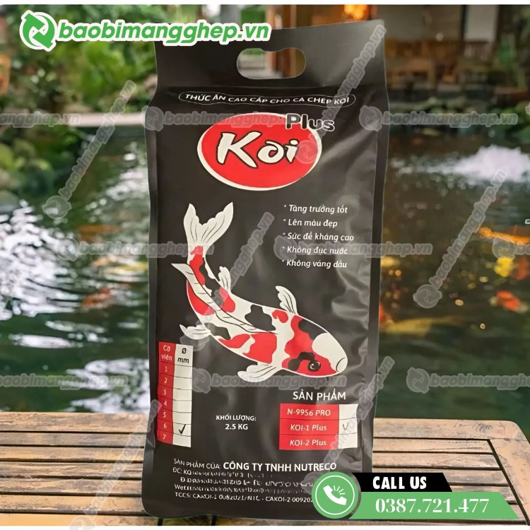 In bao b&igrave; thức ăn c&aacute; cảnh