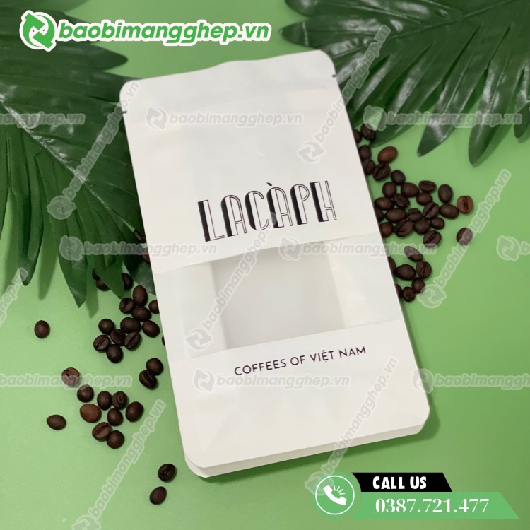 T&uacute;i zip giấy đựng thực phẩm c&oacute; cửa sổ 