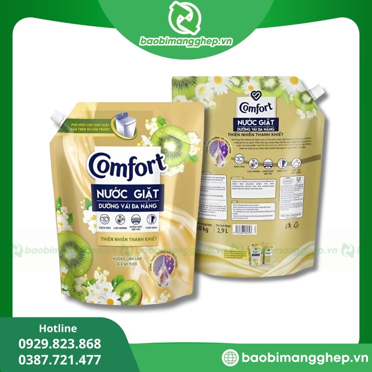 Túi Nước Giặt, Nước Xả Vải Có Vòi