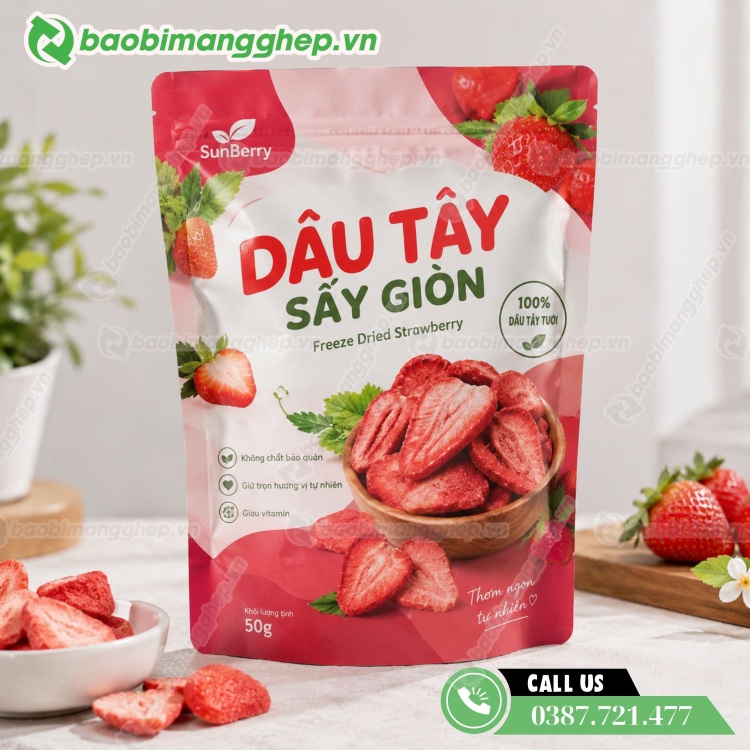 Bao b&igrave; đựng d&acirc;y t&acirc;y sấy gi&ograve;n đẹp, in theo y&ecirc;u cầu 