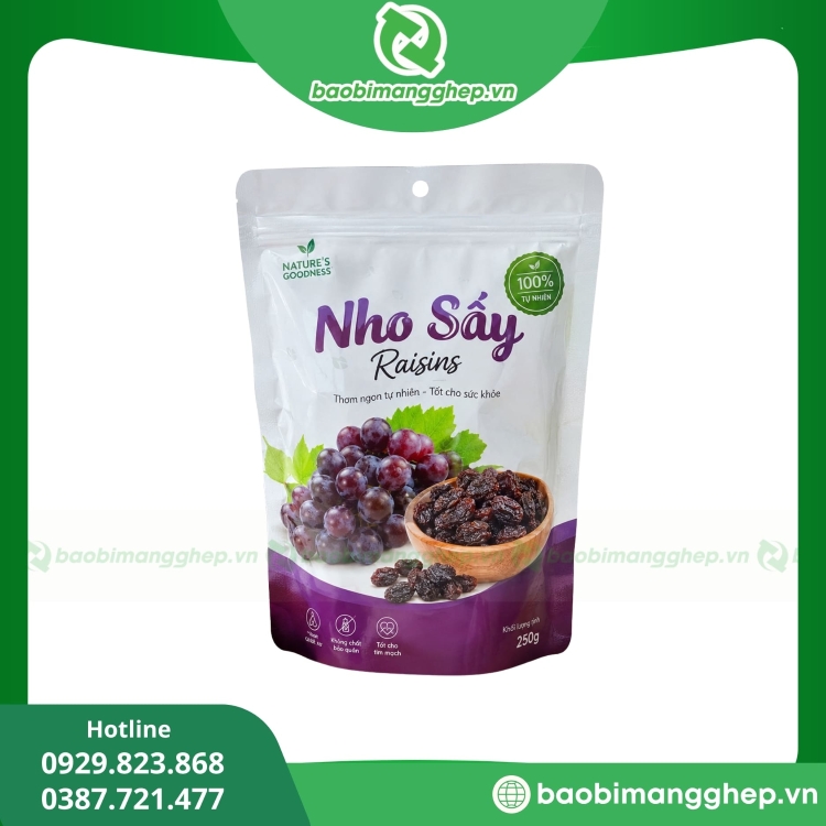Bao Bì Nho Sấy 