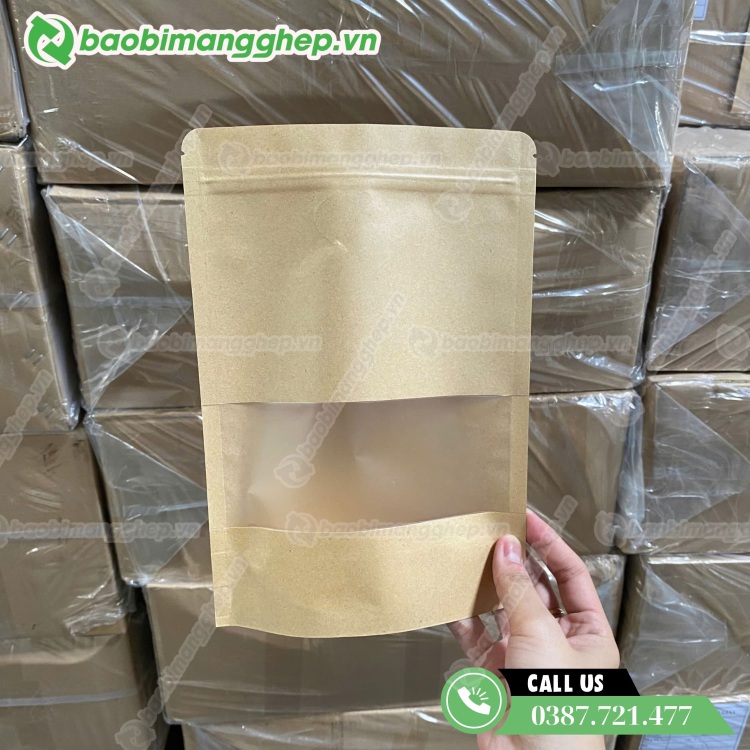 T&uacute;i zip đựng d&acirc;u sấy c&oacute; cửa sổ tr&agrave;n 