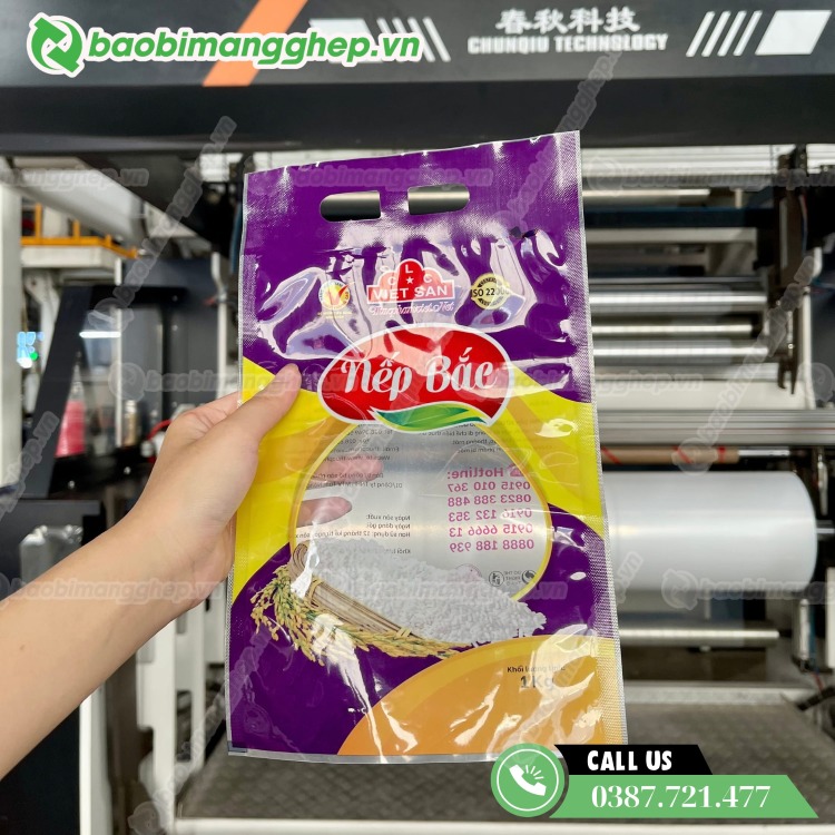 T&uacute;i PA đựng gạo 1kg 