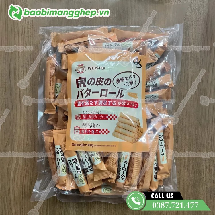 Cung cấp đa dạng mẫu mã bao bì bánh quế giá sỉ tại TPHCM