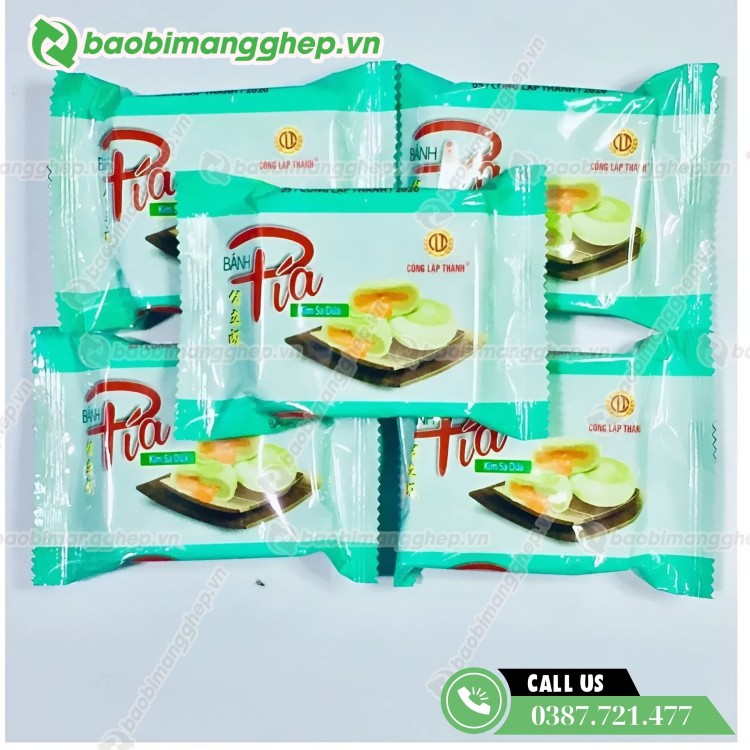 Mẫu bao b&igrave; đựng b&aacute;nh p&iacute;a gi&aacute; rẻ, in đẹp