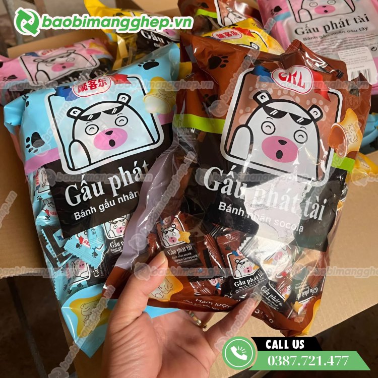 Bao bì đựng kẹo thiết kế đẹp