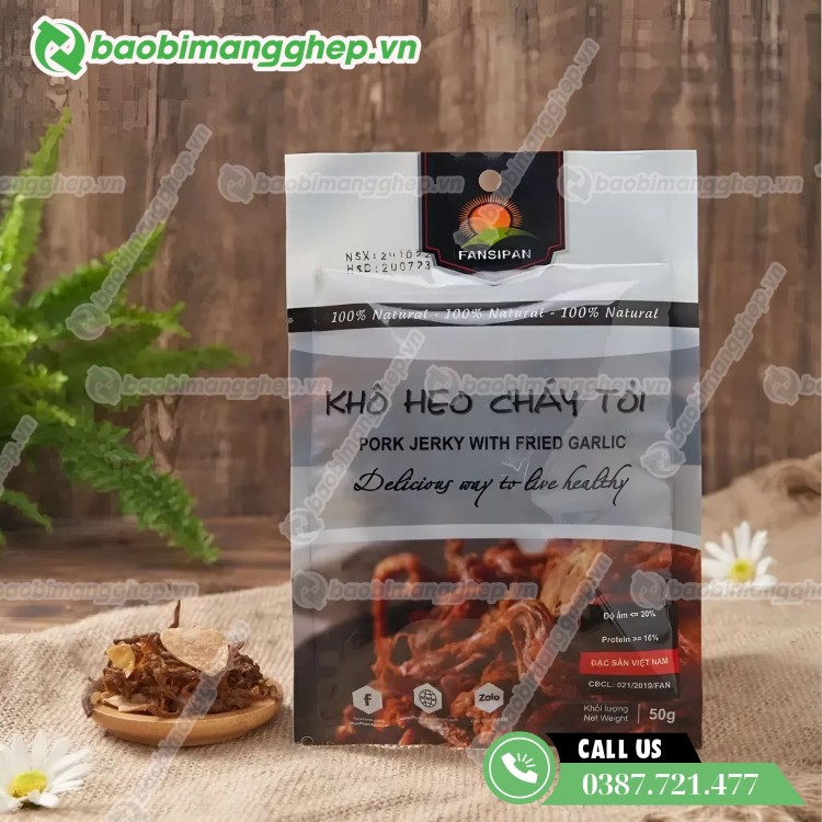 In t&uacute;i đựng kh&ocirc; heo đẹp, thiết kế nổi bật