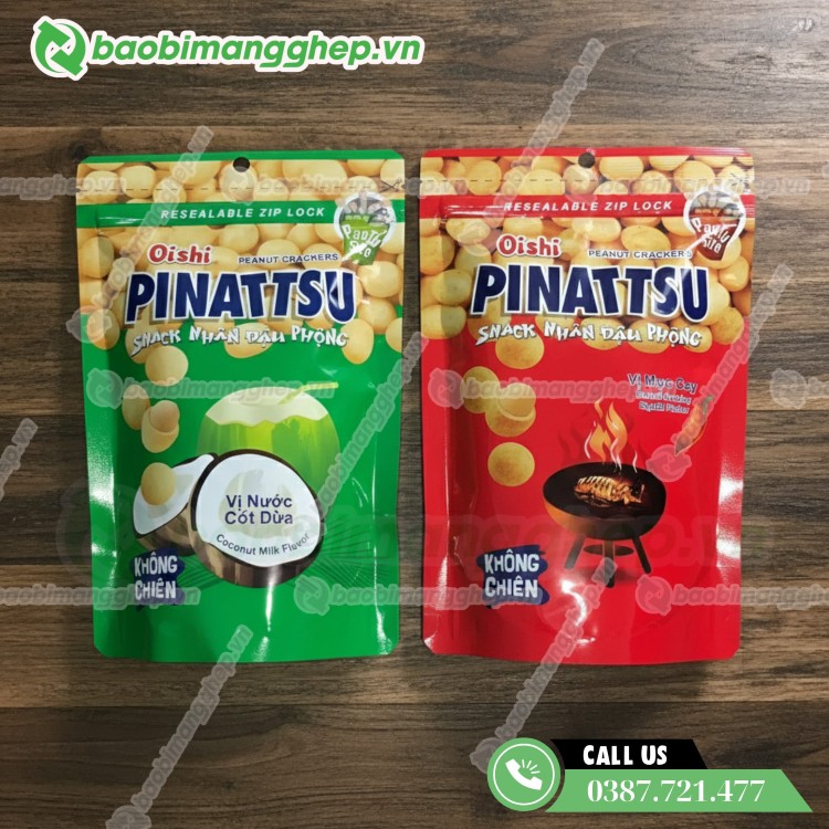 Bao bì đóng gói đậu phộng đẹp