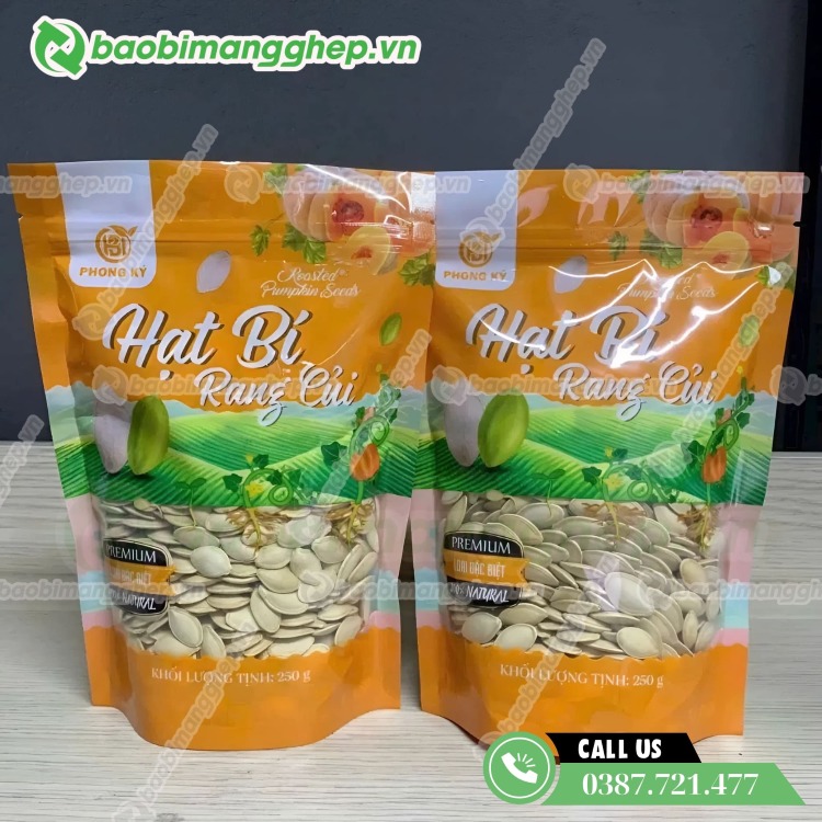 Bao b&igrave; đựng hạt b&iacute; đẹp, in theo y&ecirc;u cầu