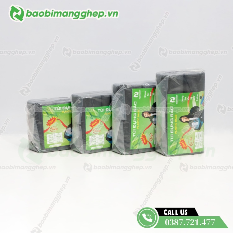 C&aacute;c k&iacute;ch thước t&uacute;i đựng r&aacute;c phổ biến hiện nay