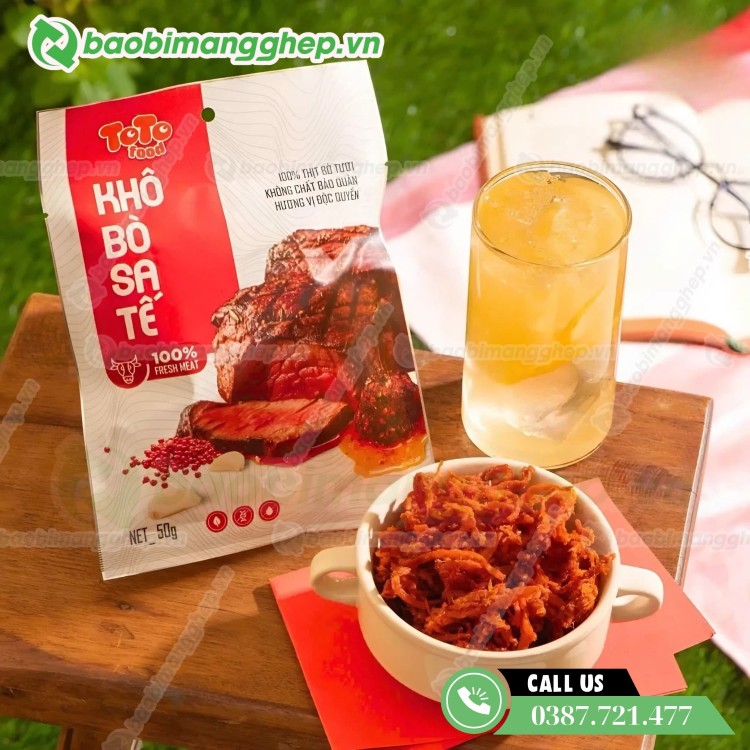 Bao bì bò khô giá sỉ, in đẹp, thiết kế theo yêu cầu