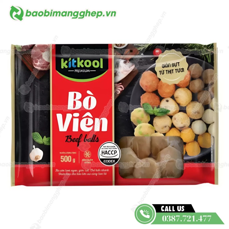 Bao bì bò viên giá rẻ, bảo quản tốt, in đẹp