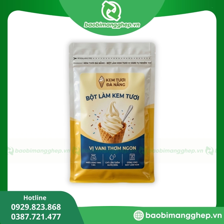 Bao Bì Bột Làm Kem