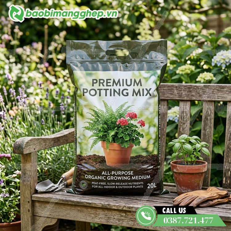 Bao b&igrave; gi&aacute; thể trồng c&acirc;y gi&aacute; sỉ, in đẹp tại TPHCM v&agrave; H&agrave; Nội