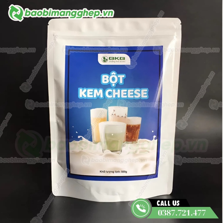 T&uacute;i zip đựng bột l&agrave;m kem tiện lợi