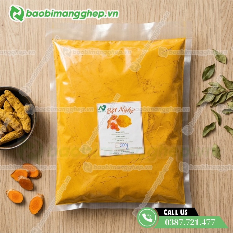 Túi đựng tinh bột nghệ giá rẻ