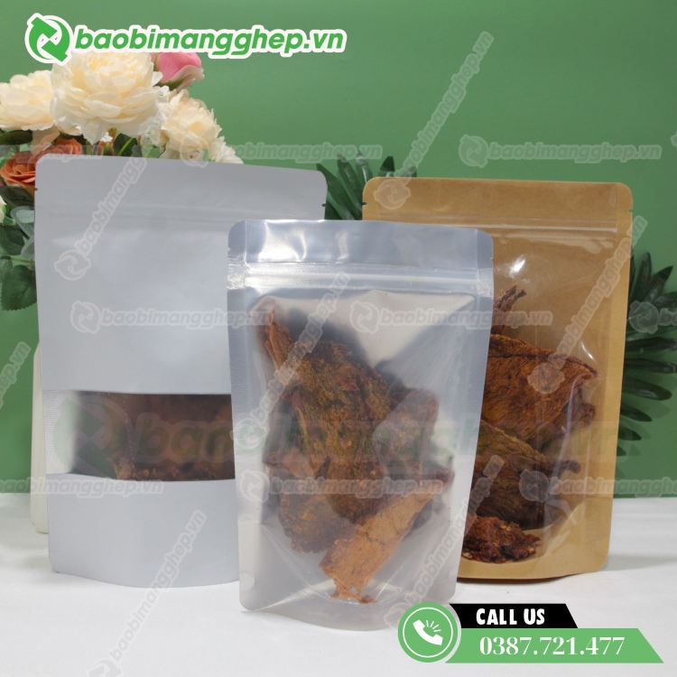 Túi zip đựng khô bò chống ẩm