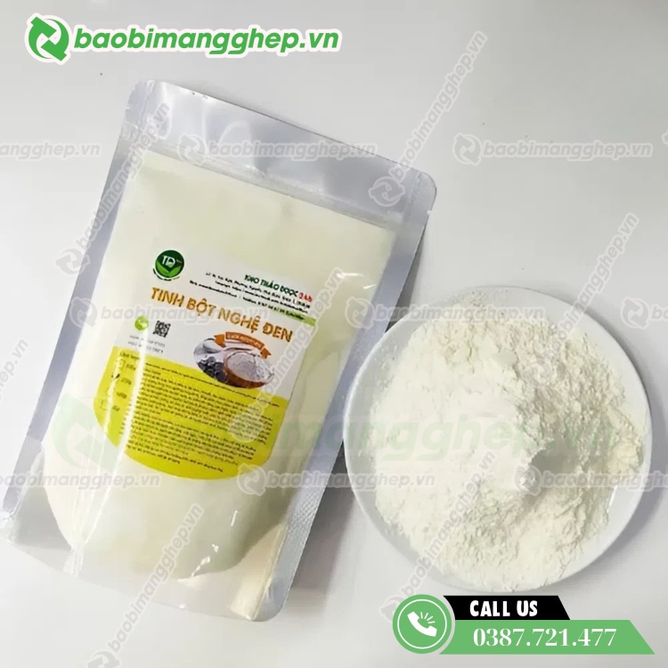 Túi zip đựng tinh bột nghệ 