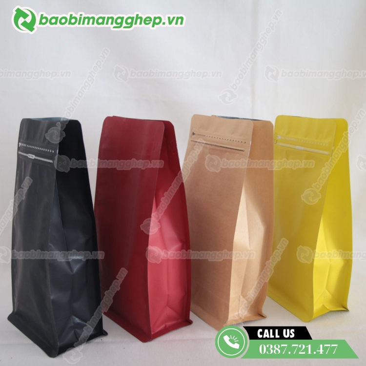 T&uacute;i zip m&agrave;u 8 cạnh sang trọng