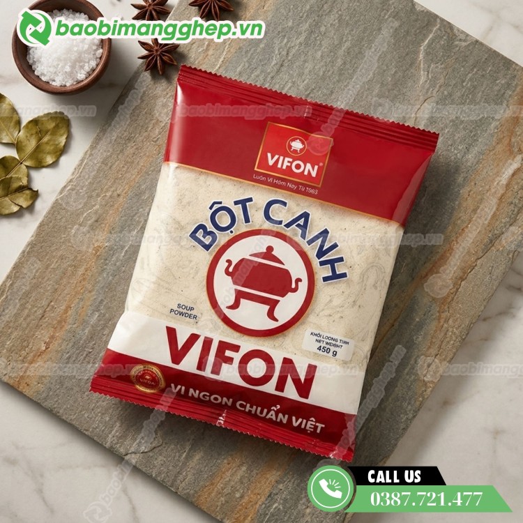 Bao b&igrave; đ&oacute;ng g&oacute;i bột canh an to&agrave;n