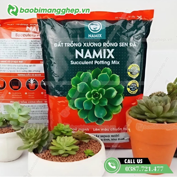 Bao b&igrave; đ&oacute;ng g&oacute;i đất trồng c&acirc;y cảnh