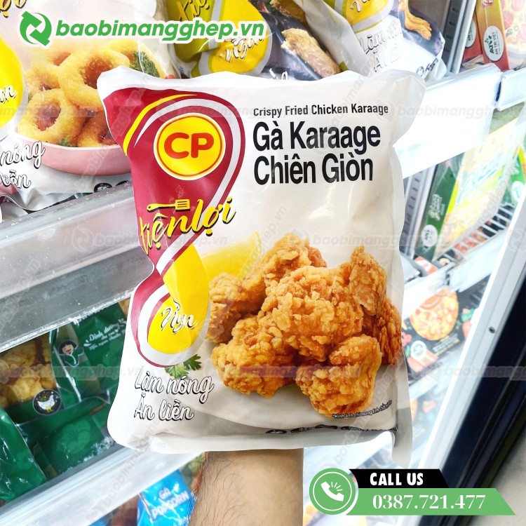 Bao bì đựng thực phẩm đông lạnh thiết kế đẹp, in ấn chuyên nghiệp