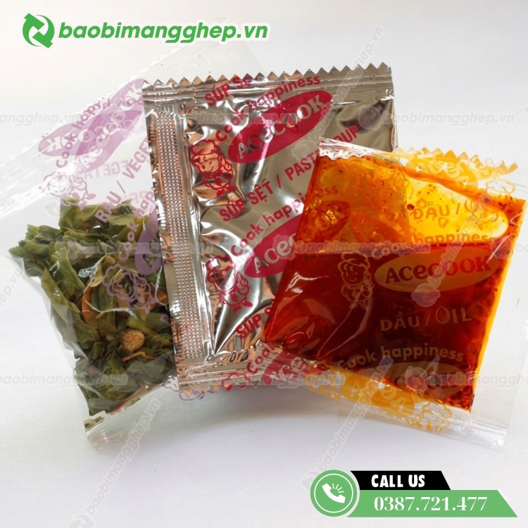 Bao b&igrave; gia vị ăn liền