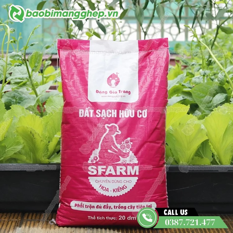 Bao b&igrave; PP dệt đựng đất trồng n&ocirc;ng nghiệp