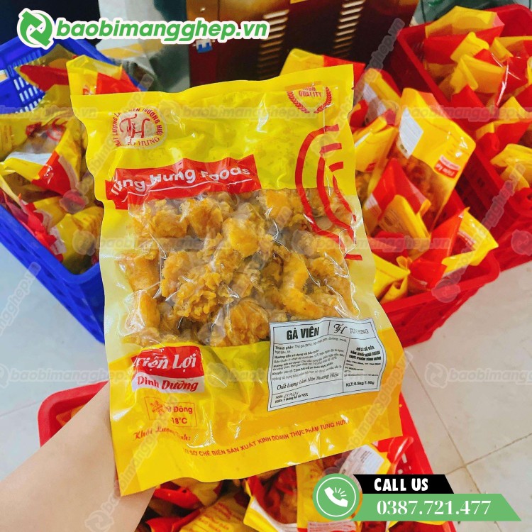 Bao bì thực phẩm đông lạnh giá rẻ, in ấn đẹp mắt