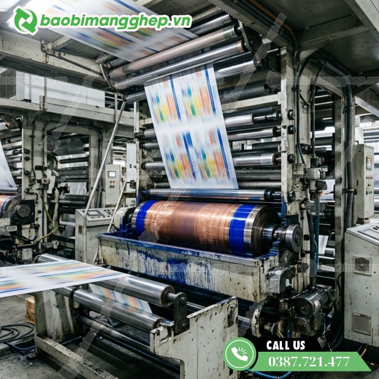 In bao b&igrave; sản phẩm bằng c&ocirc;ng nghệ in trục đồng