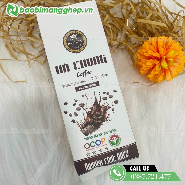 In bao b&igrave; sản phẩm đ&oacute;ng g&oacute;i c&agrave; ph&ecirc;