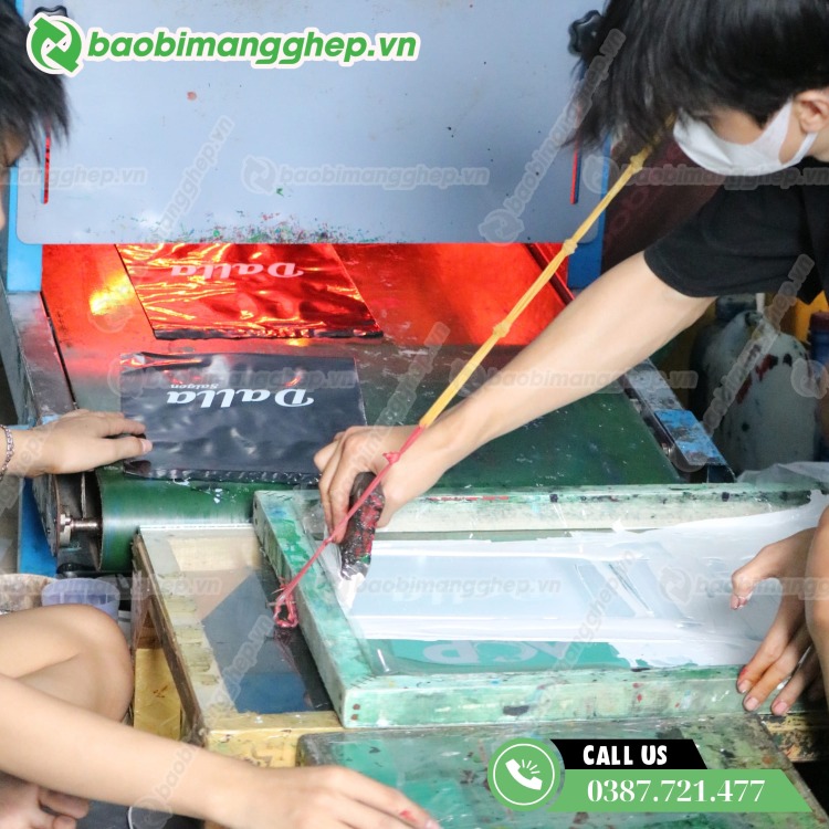 C&ocirc;ng nghệ in lụa tr&ecirc;n bao b&igrave; sản phẩm