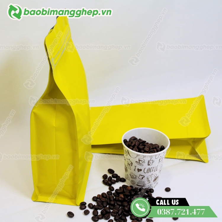 Túi 4 cạnh có khóa zipper tiện lợi