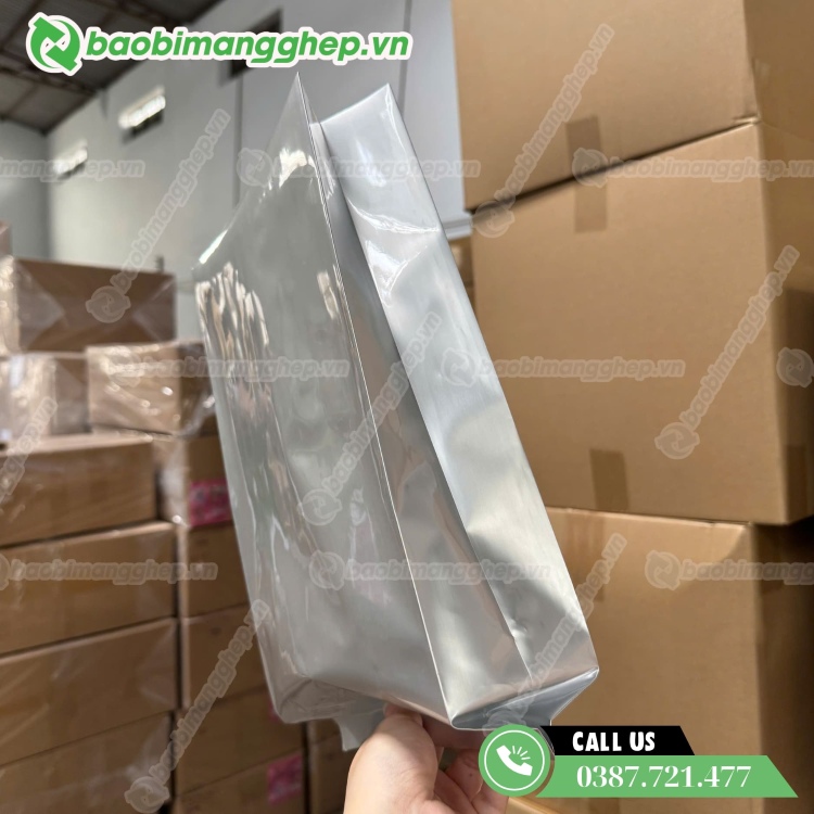 Mẫu t&uacute;i bạc ch&acirc;n kh&ocirc;ng chống ẩm tốt, an to&agrave;n thực phẩm