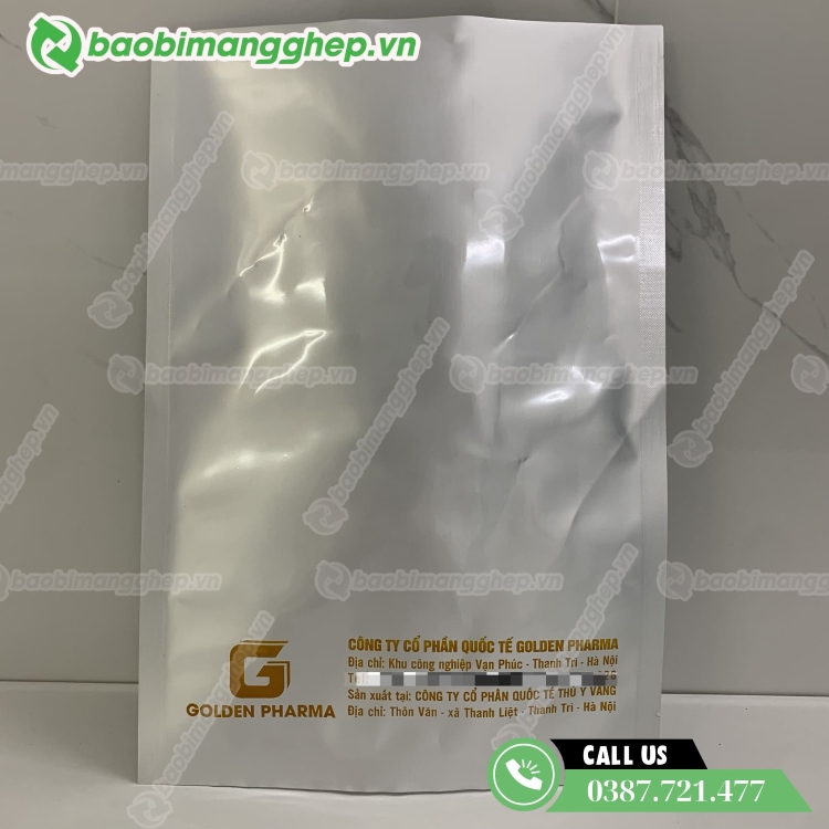 T&uacute;i bạc ch&acirc;n kh&ocirc;ng gi&aacute; sỉ, 1 mặt trong suốt