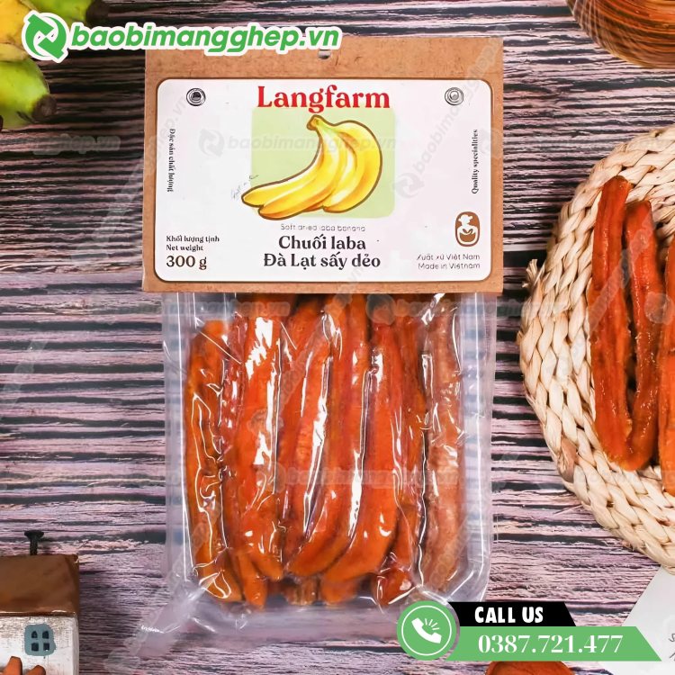 Túi đựng chuối sấy hút chân không an toàn thực phẩm