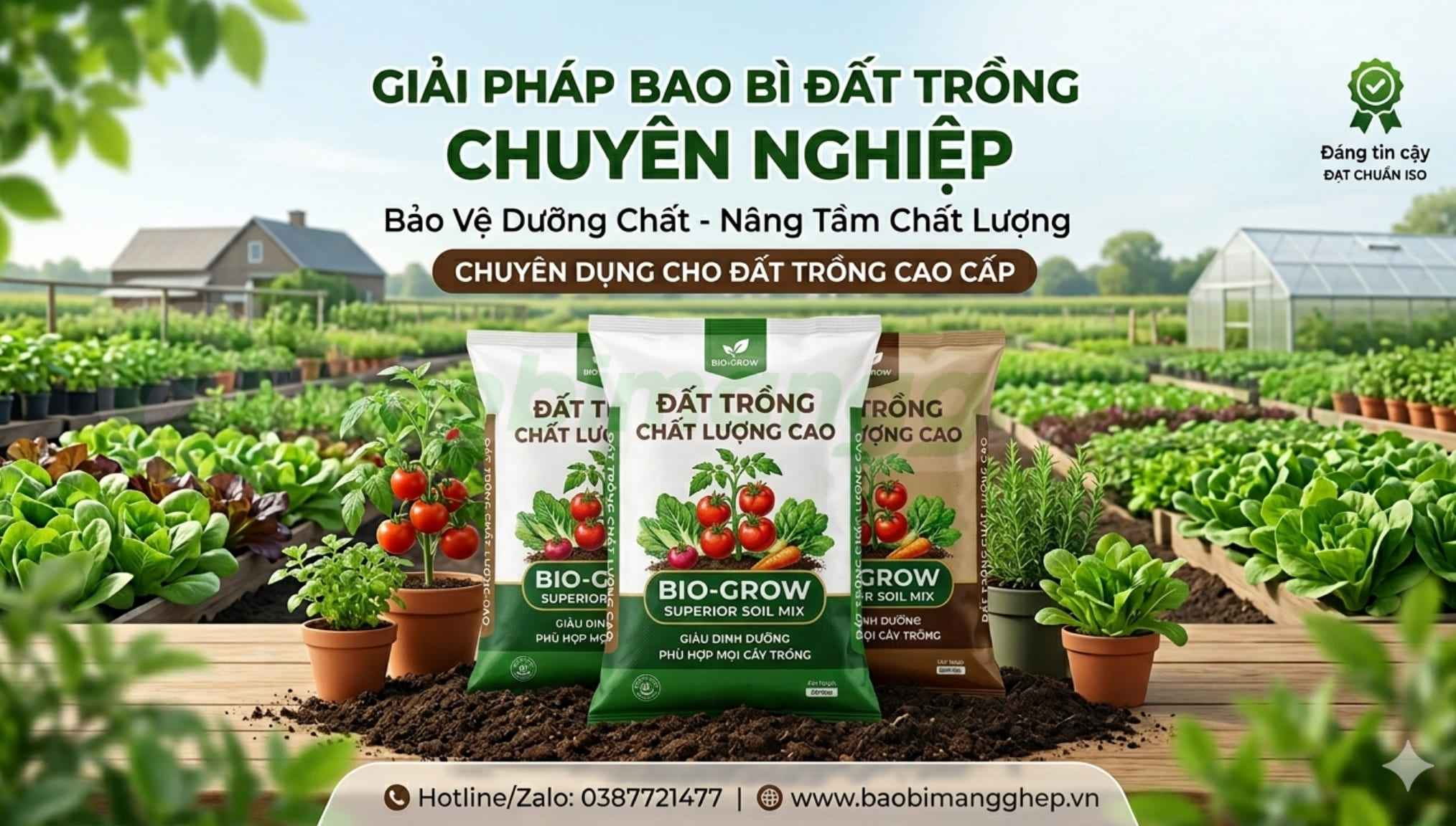 Xưởng sản xuất bao b&igrave; đất trồng gi&aacute; sỉ, in đẹp tại TPHCM v&agrave; H&agrave; Nội