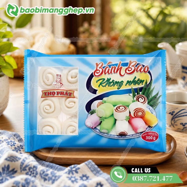 Bao b&igrave; b&aacute;nh bao in ấn đẹp, sản xuất số lượng lớn