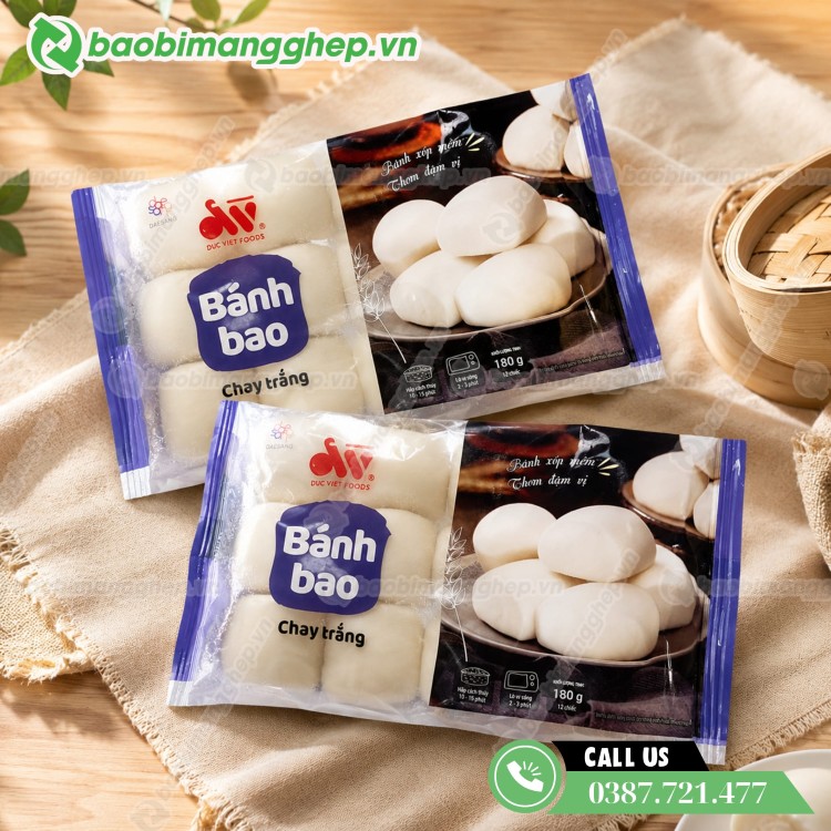 Bao b&igrave; b&aacute;nh bao in ấn theo y&ecirc;u cầu, thiết kế đẹp mắt, độ bền m&agrave;u cao