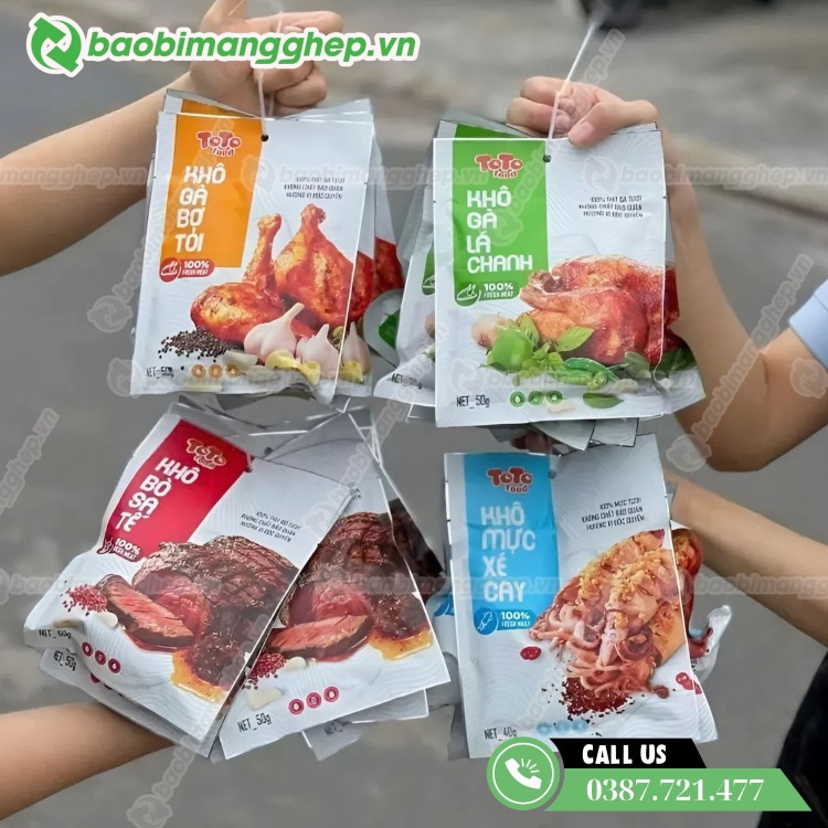 Cung cấp c&aacute;c loại bao b&igrave; đựng kh&ocirc; g&agrave; đẹp, in ấn theo y&ecirc;u cầu ri&ecirc;ng
