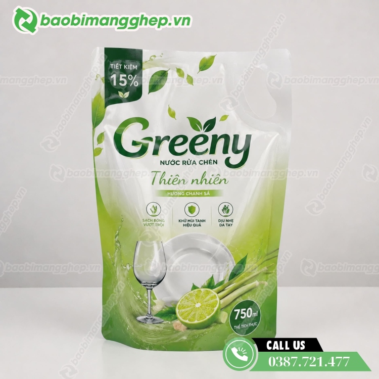 bao b&igrave; đựng nước rửa ch&eacute;n đẹp