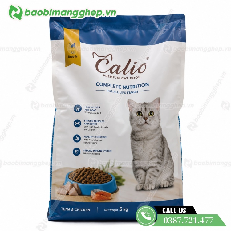Mẫu bao b&igrave; đựng thức ăn th&uacute; cưng đẹp, in ấn chuy&ecirc;n nghiệp 